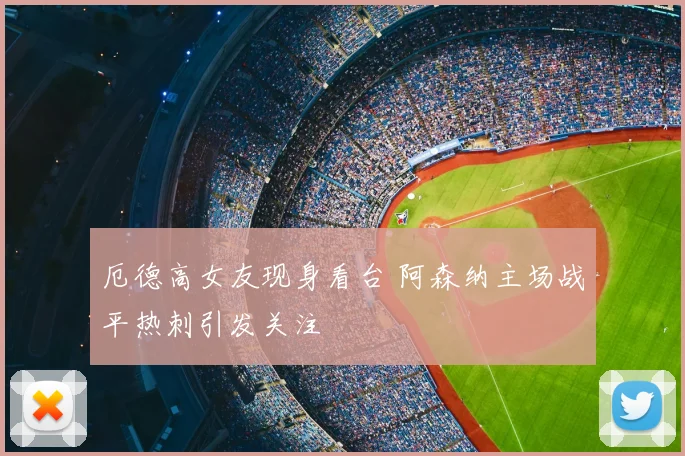 厄德高女友现身看台 阿森纳主场战平热刺引发关注