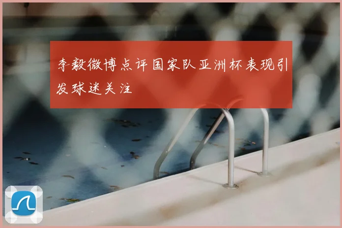 李毅微博点评国家队亚洲杯表现引发球迷关注